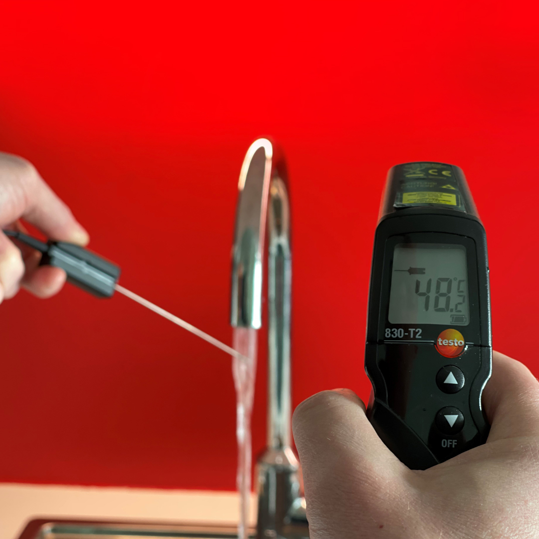 testo-830-t2 mätning i vatten